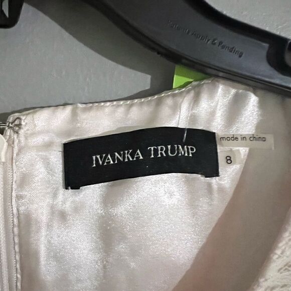 Ivanka Trump Sleeveless Lace Fit and Flare Dress - Picture 7 of 8